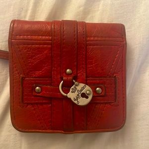 Juicy Couture Red Genuine Leather Wallet